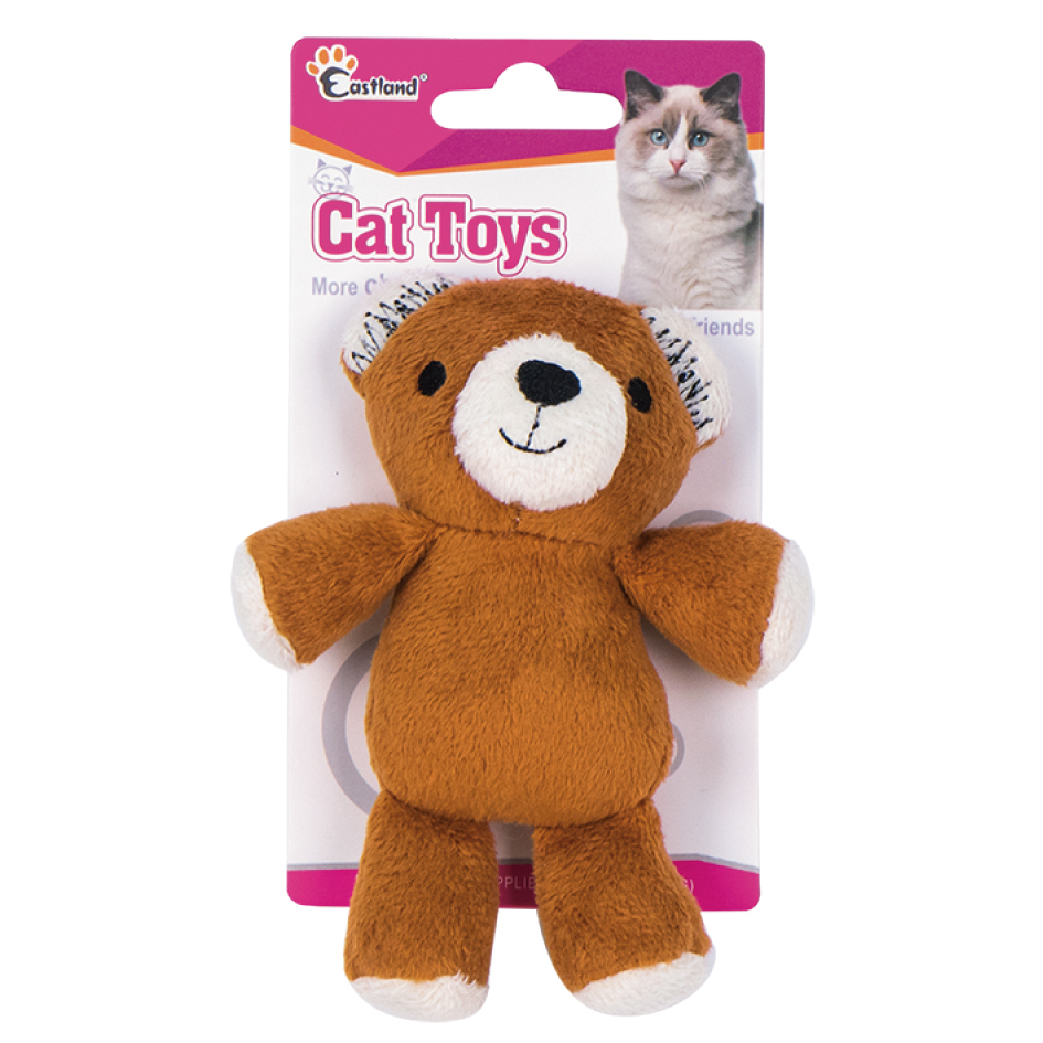 Eastland Kedi Otlu Peluş Ayıcık 12cm - 1