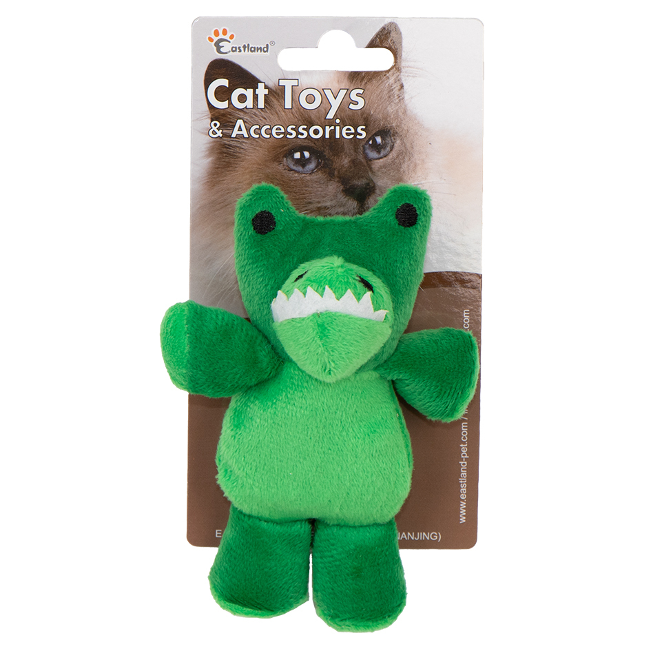 Eastland Kedi Otlu Peluş Timsah 12cm - 1