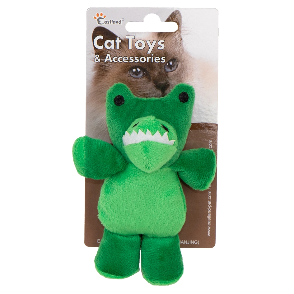 Eastland Kedi Otlu Peluş Timsah 12cm - 1