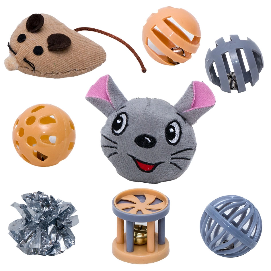 Eastland Kedi Oyuncağı Seti 8 Li - 1