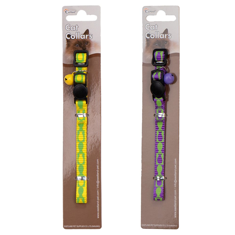 Eastland Klipsli Kılçık Baskılı Kedi Tasması 22-30 - 1