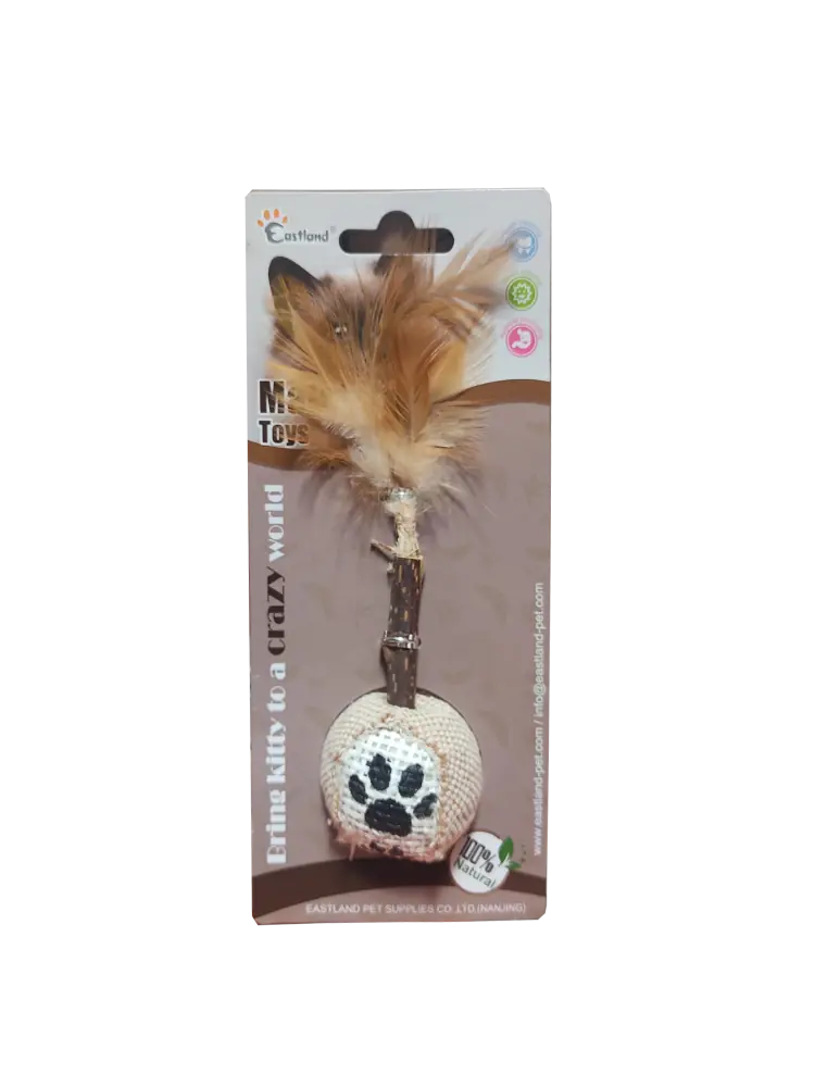 Eastland Matatabi Tüylü Toplu Kedi Oyuncağı 9 Cm - 1
