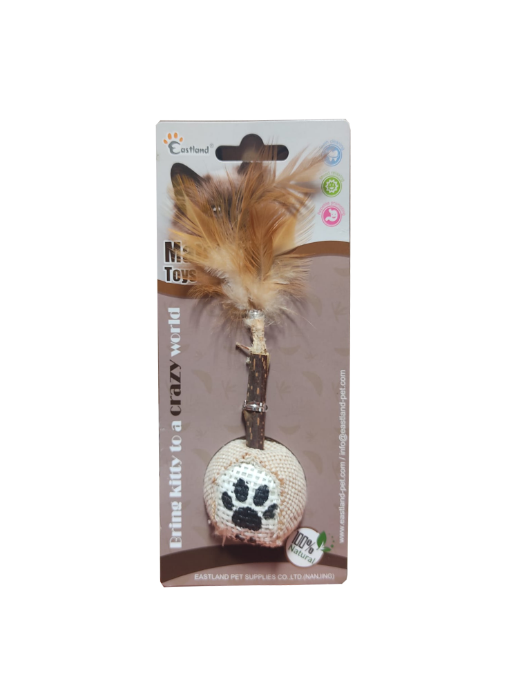 Eastland Matatabi Tüylü Toplu Kedi Oyuncağı 9 Cm - 1