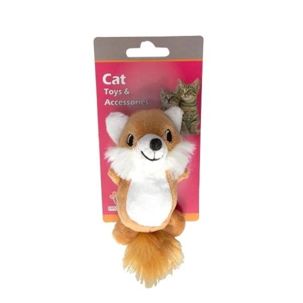 EASTLAND PELUŞ HIŞIRTIKEDI OYUNCAĞI TİLKİ 9,5X5 CM - 1