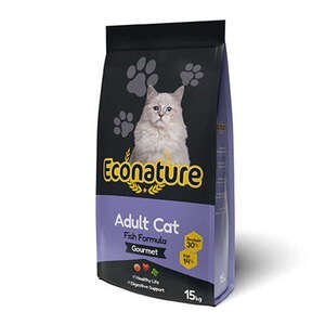Econature Gurme Balıklı Yetişkin Kedi Maması 15 Kg