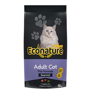 Econature Plus Yetişkin Kuru Kedi Maması Balıklı 15 KG