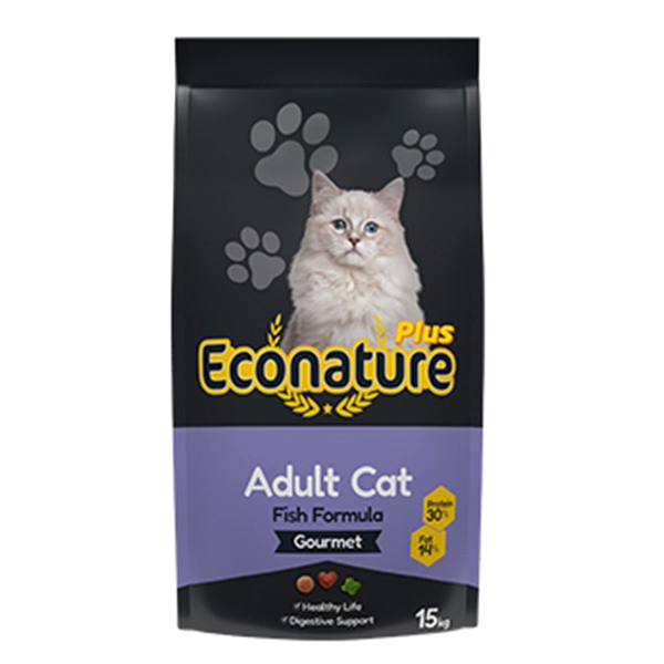 Econature Plus Yetişkin Kuru Kedi Maması Balıklı 15 KG - 1