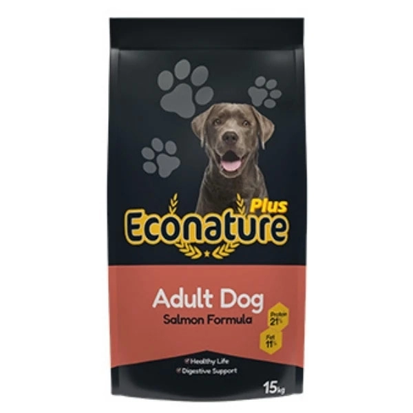 Econature Plus Yetişkin Kuru Köpek Maması Somonlu 15 KG - 1