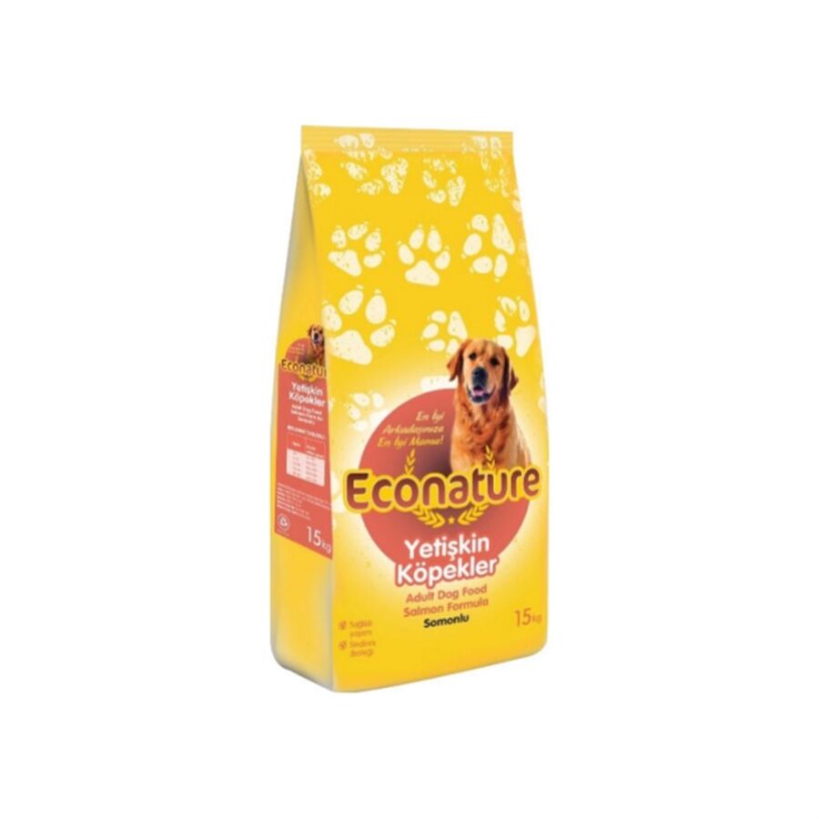 Econature Somon Balıklı Yetişkin Köpek Maması 15 Kg - 1