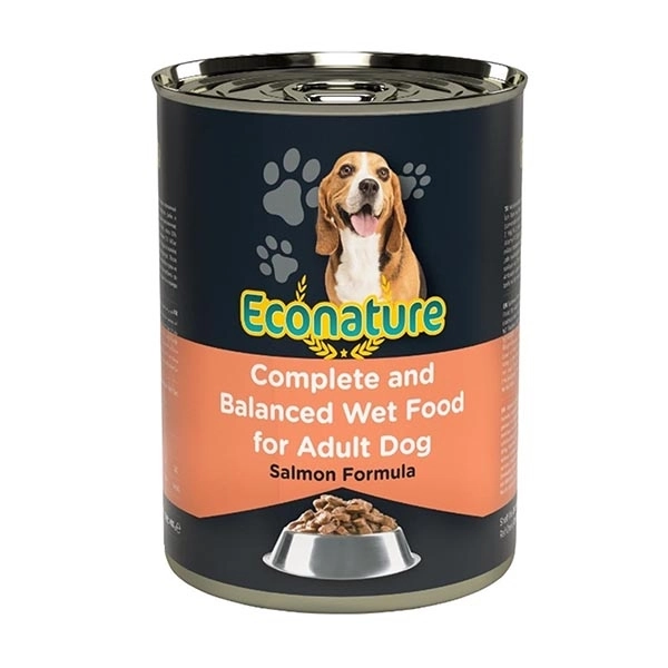 Econature Somonlu Yetişkin Köpek Konservesi 400 Gr - 1