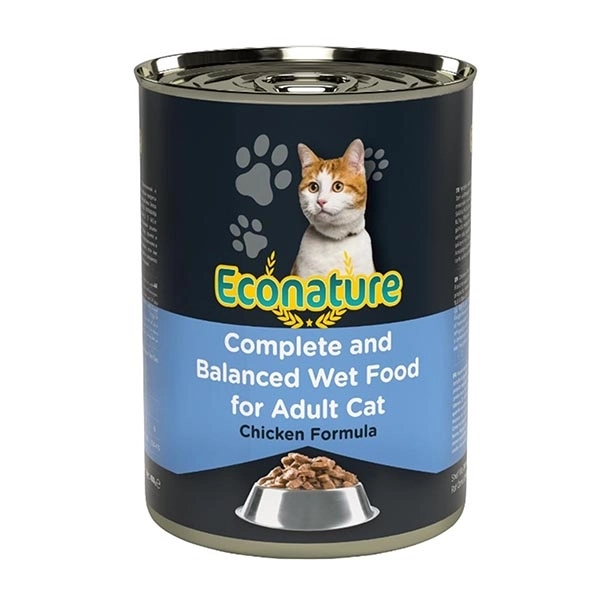 Econature Tavuk Etli Yetişkin Kedi Konservesi 400 Gr - 1