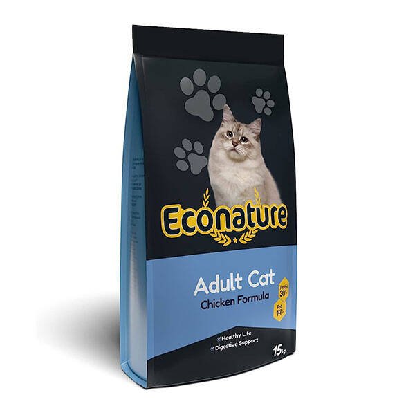 Econature Tavuklu Yetişkin Kedi Maması 15 Kg - 1