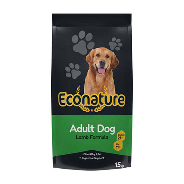Econature Yetişkin Kuzulu Köpek Maması 15 Kg - 1