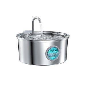 Electron 3.2 L Tekli Paslanmaz Çelik Kedi Köpek İçin Otomatik Su Pınarı