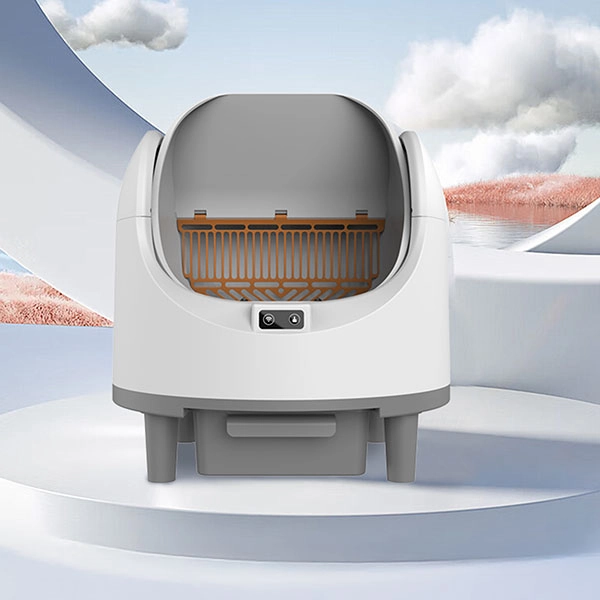 Electron Akıllı Açık Kasa Otomatik Kedi Tuvaleti – Sessiz Motorlu, Koku Gidericili, UV Sterilizasyonlu - 7