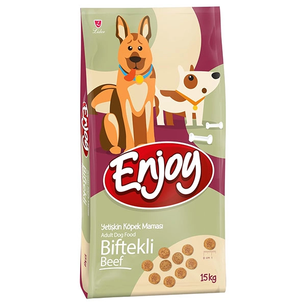 Enjoy Biftekli Köpek Maması 15 Kg - 1