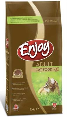 Enjoy Renkli Taneli Tavuklu Kedi Maması 15 KG - 1