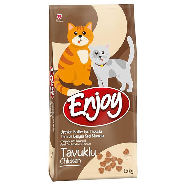 Enjoy Tavuklu Kedi Maması 15 KG - 1
