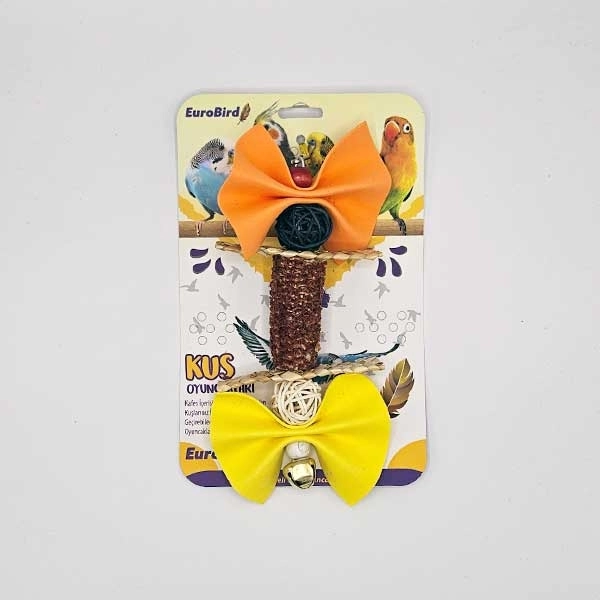 EuroBird Kuş Oyuncağı Zilli 2 Keçe 2 Top 1 Koçan - 1
