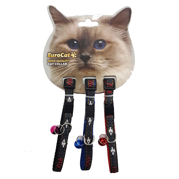 EuroCat Kedi Boy. Tas. Balık Des.10mm28cm (3 Lü) - 1