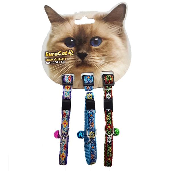EuroCat Kedi Boy. Tas. Çiçek Des.10mm28cm (3 Lü) - 1