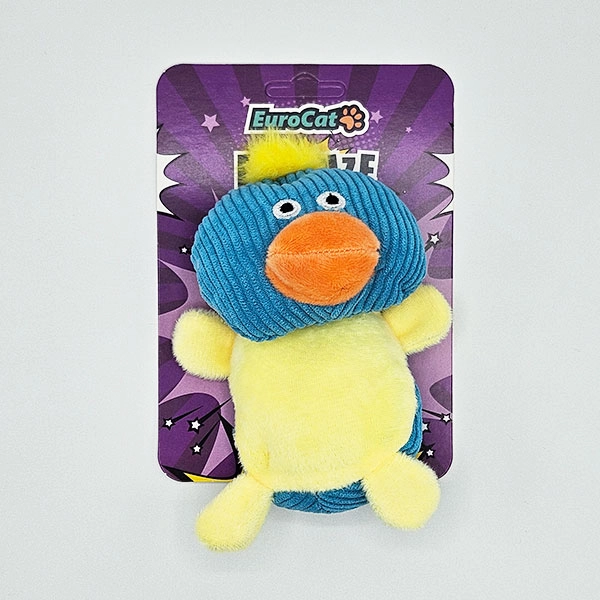 EuroCat Kedi Oyuncağı Sarı Mavi Papağan - 1