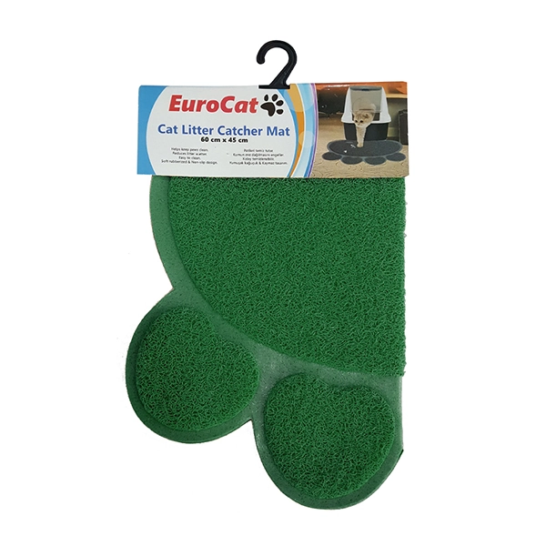 EuroCat Kedi Paspası Koyu Yeşil 60x45 Cm - 1