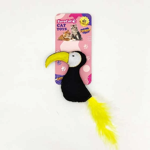 EuroCat Toys Tukan Şeklinde Kedi Oyuncağı - 1