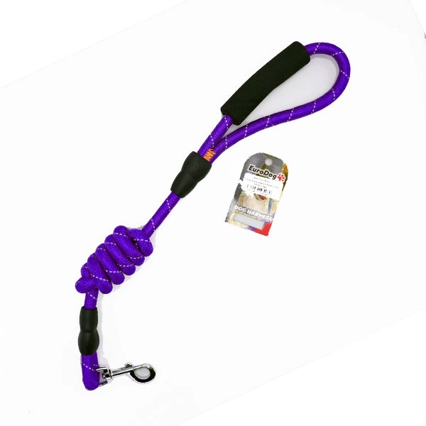 EuroDog Köpek Uzatma 14mmx120cm Reflektör Mor - 1