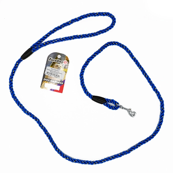 EuroDog Köpek Uzatma Reflektörlü 8mmx120cm Mavi - 1