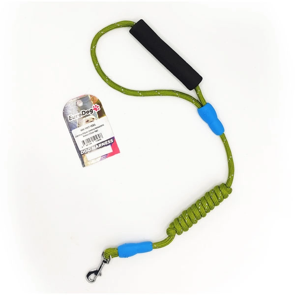 EuroDog Köpek Uzatma Reflektörlü 8mmx120cm Yeşil - 1