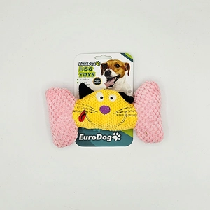 EuroDog Örgü Peluş Kemik Köpek Oyuncağı 19,5x11 Cm - 2