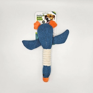 EuroDog Peluş Ördek Köpek Oyuncağı 30x9 Cm - 2