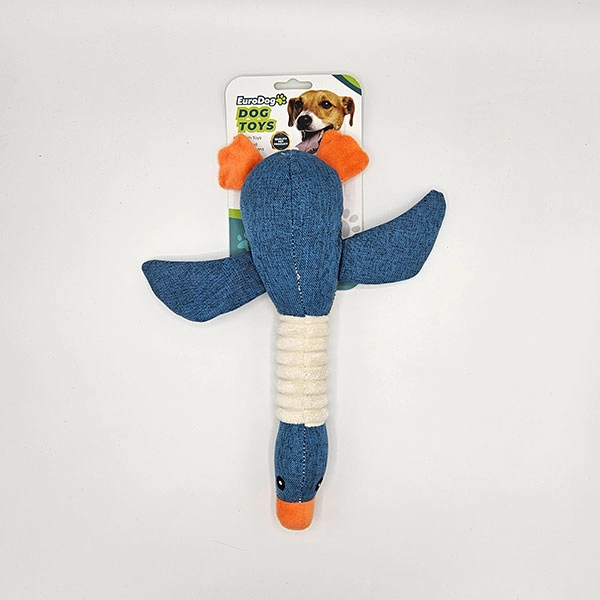 EuroDog Peluş Ördek Köpek Oyuncağı 30x9 Cm - 1