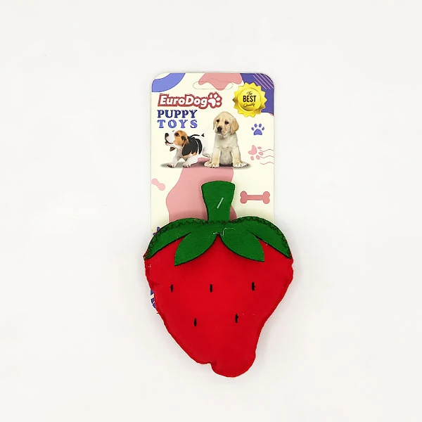 EuroDog Puppy Pet Toys Çilek - 1
