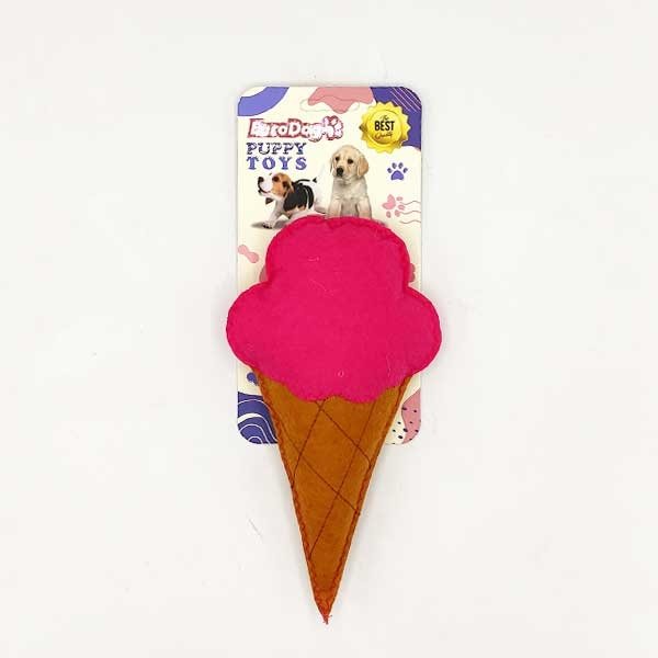 EuroDog Puppy Pet Toys Fuşya Dondurma - 1