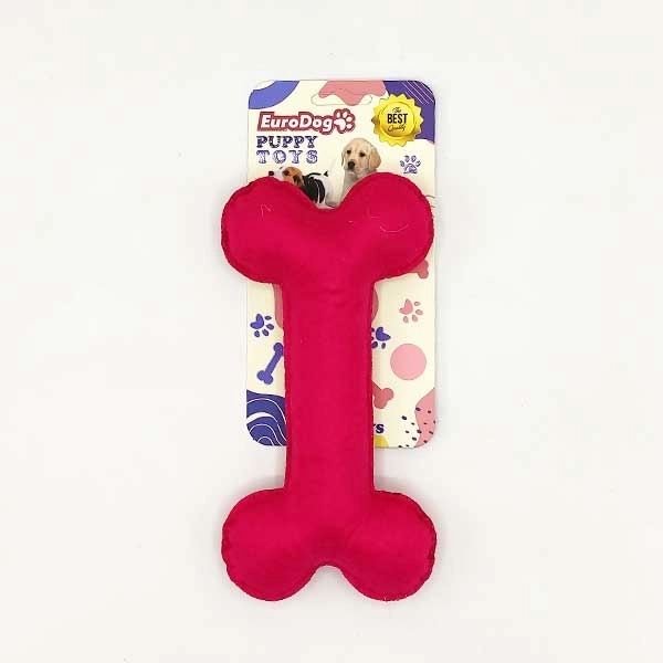 EuroDog Puppy Pet Toys Kemik Pembe - 1