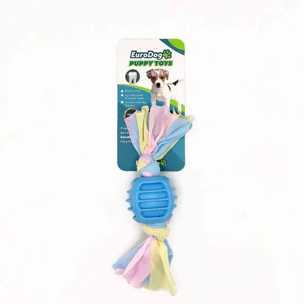 EuroDog Puppy Toys Mavi Ufak Top Diş Kaşıma Oy. - 1