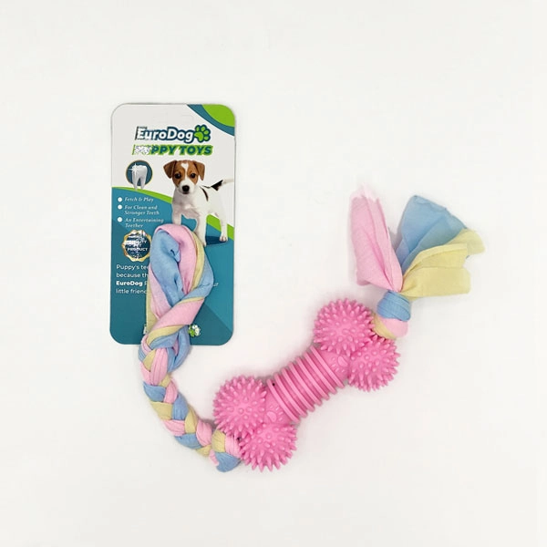 EuroDog Puppy Toys Pembe Kemik Diş Kaşıma Oyuncağı - 1