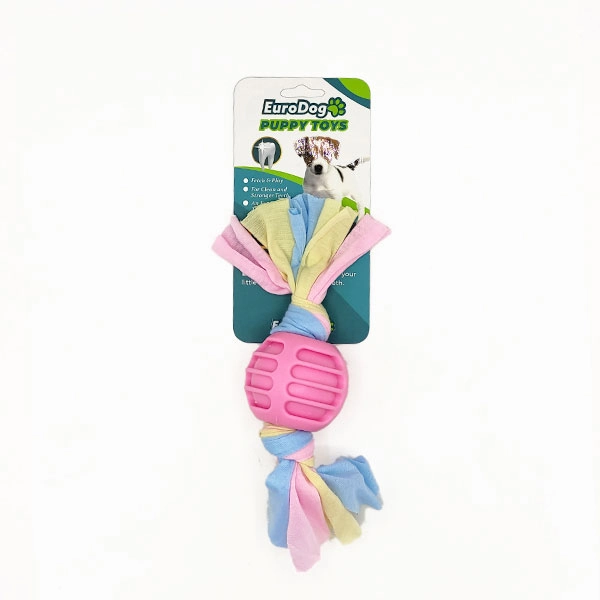 EuroDog Puppy Toys Pembe Ufak Top Diş Kaşıma Oy. - 1