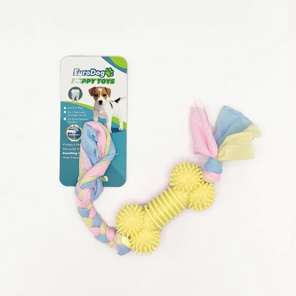 EuroDog Puppy Toys Sarı Kemik Diş Kaşıma Oyuncağı - 2