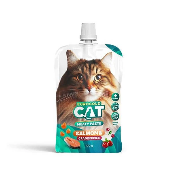 EuroGold Cat Et Ezmesi Somon-Kızılcık 100 Gr - 1