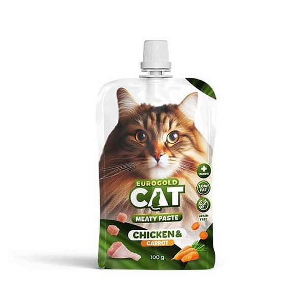 EuroGold Cat Et Ezmesi Tavuk-Havuç 100 Gr - 1