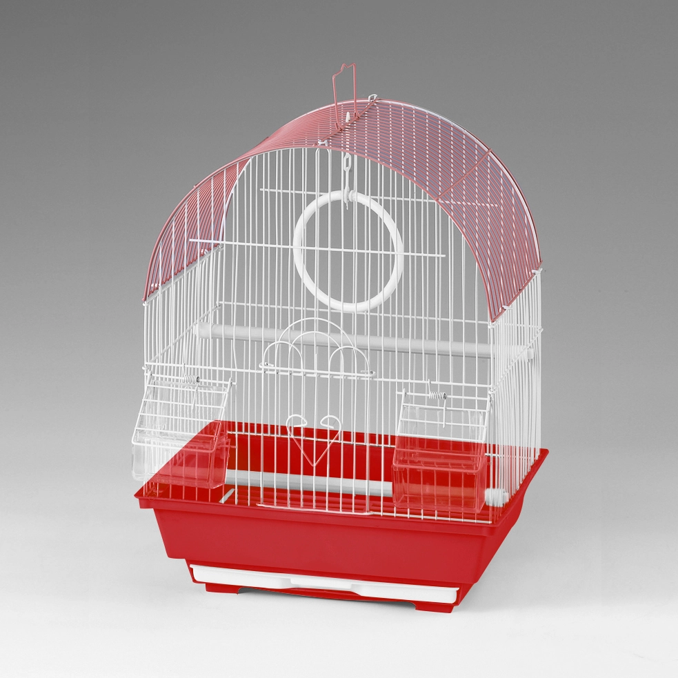 EuroGold Kafes Oval Çatılı Renkli Dış Yemlik (28x22x39) - 1