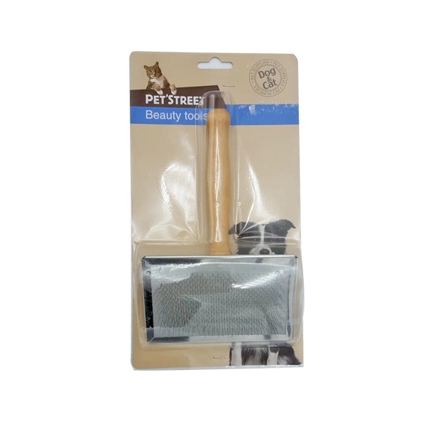 EuroGold Kedi  Köpek Tahta Saplı Fırça XL - 1