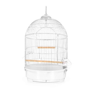 EuroGold Yuvarlak Salon Kafesi Beyaz ø34x55