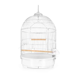 EuroGold Yuvarlak Salon Kafesi Beyaz ø34x55