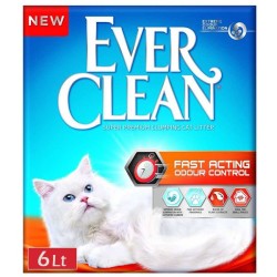 Ever Clean Fast Acting Doğal Bitki Özlü Hızlı Koku Kontrollü Topaklanan Kedi Kumu 6 L - 1