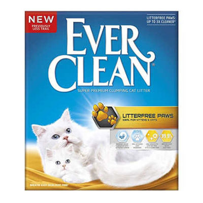 Ever Clean Litter Free Paws Patilere Yapışmayan Doğal Kedi Kumu 10 LT - 1