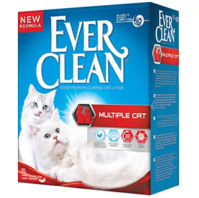 Ever Clean Multiple Cat Topaklaşan Kedi Kumu 6 LT - 1